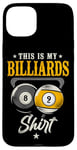 iPhone 15 Plus Billiards Pool Player Ball Vintage 8 Ball 9 Ball This Is My Case