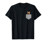 Norwich Terrier Puppy Dog In Your Pocket T-Shirt