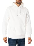 GANT Men's REG Shield Hoodie, Eggshell, XXL