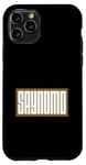 Coque pour iPhone 11 Pro Marron Saynomo (Say No More) Marron Graphique