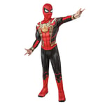 Rubie's Official Marvel Iron Spider-Man No Way Home Deluxe Childs Black Gold & R