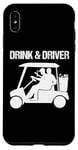 Coque pour iPhone XS Max Drink And Driver Balle De Golf Tee Vert Handicap Driver Golf