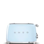 Smeg 50's Style brødrister 4x4 skiver Pastelblå