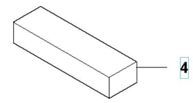 Weight Square Bar 507,8 G