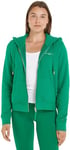 Tommy Hilfiger Women 1985 Hoodie with Zip, Green (Olympic Green), XS