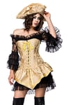 Generique Costume de pirate pour femme Doré/noir