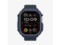 Spigen Rugged Armor, Ask, Smartwatch, Marinblå, Apple, Watch Ultra (49mm) Watch Ultra 2 (49mm), Termoplastisk polyuretan (TPU)