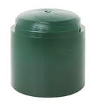 Alberts 211219 Outil de frappe pour ancre à enfoncer | pour poteau en bois ronds | plastique, en vert | Ø intérieur 95 mm | hauteur totale 90 mm