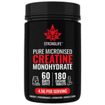Creatine Monohydrate - 180 Tablets 4500mg - Micronized Creatine 4 Muscle Growth