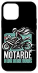 Coque pour iPhone 12 mini Motarde Femme Moto Cadeau Motorcycle Motards