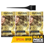 Syoss Oleo Intense 7-10 Naturel Blond Permanent Cheveux Huile Couleur 3-pack