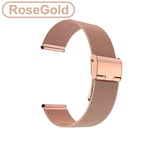 (Amazfit Stratos 2 2Smesh rosegold)Ruostumattomasta teräksestä valmistettu ranneke Xiaomi Mi -kellolle Color Band Metal 22mm Quick Irrotettava rannekoru Amazfit Pace Stratos 3 2 2s Gtr 47mm - Kellon rannekkeet