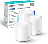 Deco WiFi 6 Mesh AX3000Mbps Deco X50(3-pack),Système WiFi 6 pour Toute la Maison,Couverture de 550¿,Installation Facile,Contrôle Parental,Compatible avec toutes les Box Fibre.[Y66]