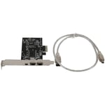 Carte Firewire Crea 1394, carte d'extension PCIe 3 Ports 1394a Firewire, Pci Express vers externe Ieee 1394 Ad