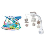 Bright Starts, Disney Baby, Tapis d’Eveil le Monde de Némo Mr. Ray Ocean Lights & INFANTINO Mobile musical projecteur 3 en 1 - Mobile convertible, lampe de table et de lit et projecteur