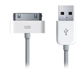 CORDON CHARGEUR - CABLE USB 2.0 APPLE BLANC IPHONE 3G/3GS 4/4S