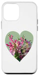 Coque pour iPhone 12 mini Bouquet de fleurs Coeur Saint Valentin, Fête des mères