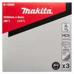 Makita B-16689 - Lame de scie à ruban - pour LB1200F - 2240 x 6mm (3pcs)