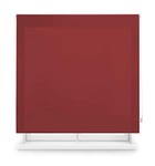 Blindecor Ara | Store enrouleur translucide uni - Rouge bordeaux, 80 x 175 cm (largeur x hauteur) | Taille du tissu 77 x 170 cm | Stores pour fenêtres