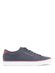 Tommy Hilfiger Leather Low Top Trainers, Desert Sky