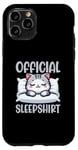 Coque pour iPhone 11 Pro Chemise de nuit officielle American Shorthair Funny Cat Lover