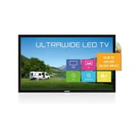 Alden 24 Pouces Ultrawide LED TV Camping DVB-S2/C / T2 TV 12V DVD
