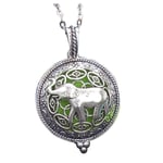 Silver Hollow Alloy Aromatherapy Essential Oil Diffuser Necklace Box Pendant Necklaces & Pendants Jewelry & Watches For Woman Valentine Easter Gift