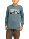 Jack & Jones kids' Logo Graphic Sweatshirt, Goblin Blue