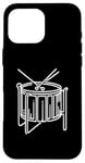 iPhone 16 Pro Max Steel Drums Line Art For Musicians Steel Drum Case