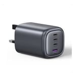 UGREEN 100W USB-C UK Mains Fast GaN MacBook/iPhone/iPad Wall Charger  4-Port