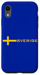 Coque pour iPhone XR Drapeau de la Suède - Sport - Maillot de sport - Style Sverige