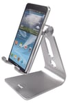 Helit H2380100 Support pour téléphone Portable The litestand Argenté