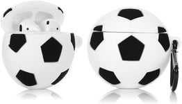 En Silicone Écouteur Couverture Mignonne Drôle Compatible Pour Apple Écouteur Pro3 [Série Cool Play] (Football)