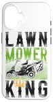 iPhone 16 Lawn Mower Mowing Dad Father Landscaper Tractor Lawn Mower Case