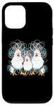 iPhone 12/12 Pro Funny Chicken Art Crazy Chicken Family Chicken Lover Farmer Case