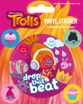 Trolls Drop The Beat Poppy Vinyl Sticker - 1 sheet, 5 stickers