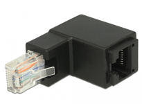 DELOCK – Adapter RJ45 plug angled > RJ45 jack Cat.6 UTP (86424)