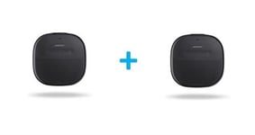 Enceintes bluetooth portables Bose SoundLink Micro étanche et commandes vocales Noir vendues par paire