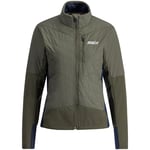 Swix Dynamic Hybrid Skijakke Dame Olive/Dark Navy, M