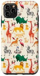 Coque pour iPhone 11 Pro Max Disney The Lion King Animals of the Pride Lands Pattern