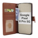 New Standcase Wallet Google Pixel 8 Pro 5G (Brun)