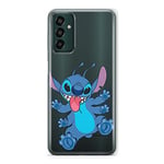 ERT GROUP mobile phone case for Samsung M13 4G original and officially Licensed Disney pattern Stitch 019 optimally adapted to the shape of the mobile phone, partially transparent