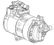 Kompressor Mahle - BMW - G31, 3-serie, F48, X3, 5-serie g30, X5 f15, F45, 7-serie g12, F30. Mini - Countryman