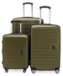 Hauptstadtkoffer Mitte - Lot de 3 Valises - Valise Bagage à Main 55 Cm, Valise Moyenne 68 Cm + Grande Valise de Voyage 77 Cm, Coque Rigide ABS, TSA, Avocat