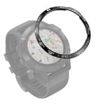 För Garmin Fenix 6X/6X Pro/6X Sapphire Smart Watch Steel Bezel Ring, en version Black Ring White Letter