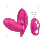 LCC® 10 Frequency Handheld Butterfly USB Uppladdningsbar trådlös fjärrkontroll Vibrator Osynlig massageapparater för kvinnor par