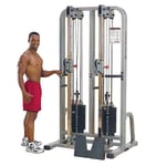 Body Solid Pro Club Line - Enkeldrag / Tvåstation / SDC2000G (Viktmagasin: Behåll 2 x 75 kg viktmagasin)