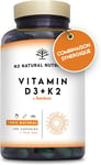 Vitamine D3 K2 Dosage Élevé Naturelle - Vitamine D3 5000 Iu + Vitamine K2 MK7 20