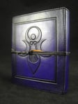 Wicca Pagan Triple Moon GODDESS - Handmade Leather Journal Diary Book of Shadows