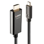 Lindy 10m USB Type C to HDMI 4K60 Adapter Cable with HDR